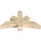 Ekena Millwork Davenport Rough Sawn Timber Gable Bracket, Douglas Fir, 48"W x 28"H x 6"D x 6"F, 14/12 Pitch GBW048X28X0606DAV00RDF - alternate 4